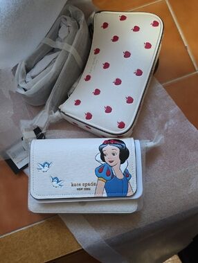 KATE SPADE × DISNEY NEW YORK SNOW WHITE DOUBLE UP CROSSBODY BAG NWT